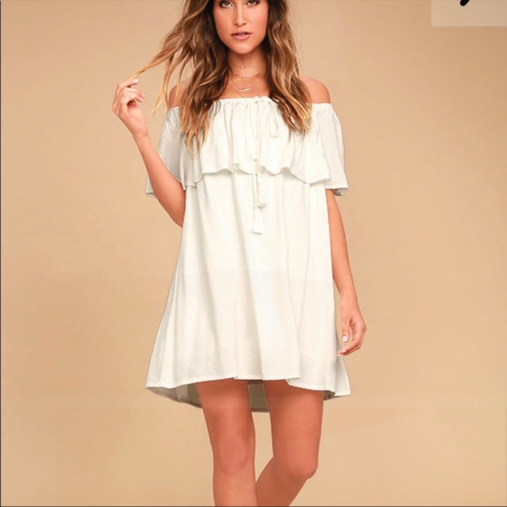 Lulus Melodic Off The Shoulder Dress